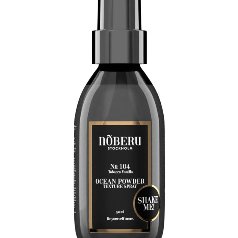 Nõberu Stockholm Ocean Powder Texture sprej 50 ml — texturující sprej 2v1 s keratinem a vůní tabáku a vanilky