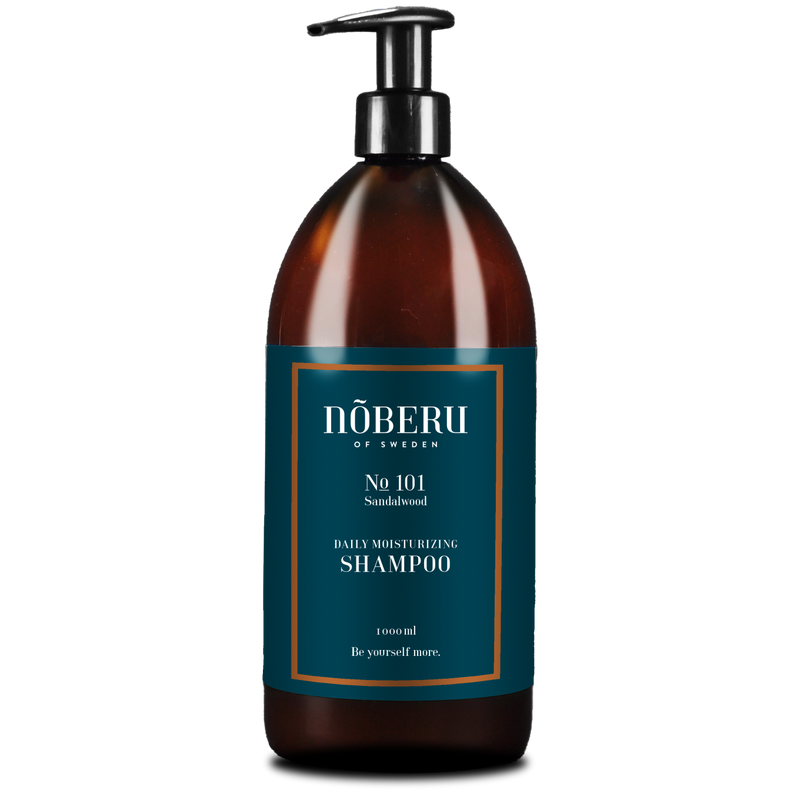Noberu Stockholm Sandalwood šampon na vlasy 1000 ml — profesionální balení se santalovou vůní