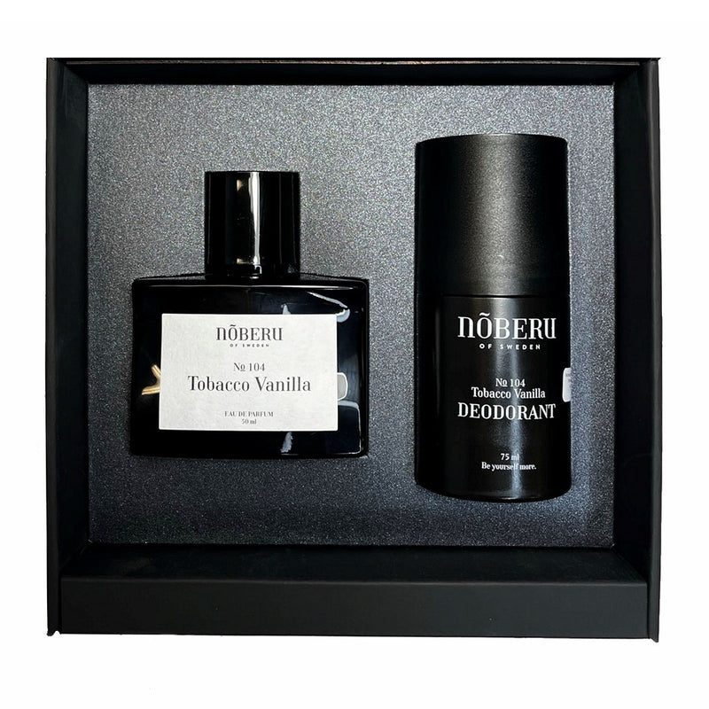 Nõberu Stockholm Tobacco Vanilla sada parfému 50 ml a deodorantu 75 ml — signature švédská vůně vanilky a tabáku