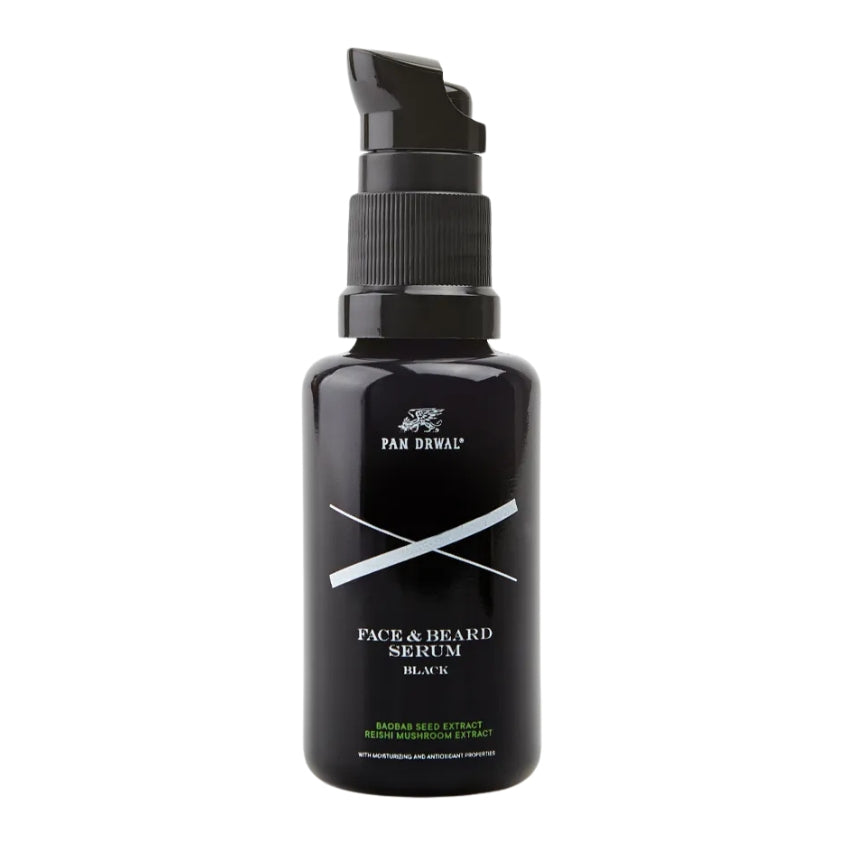 Pan Drwal Black vyživující sérum na vousy a pleť 30 ml