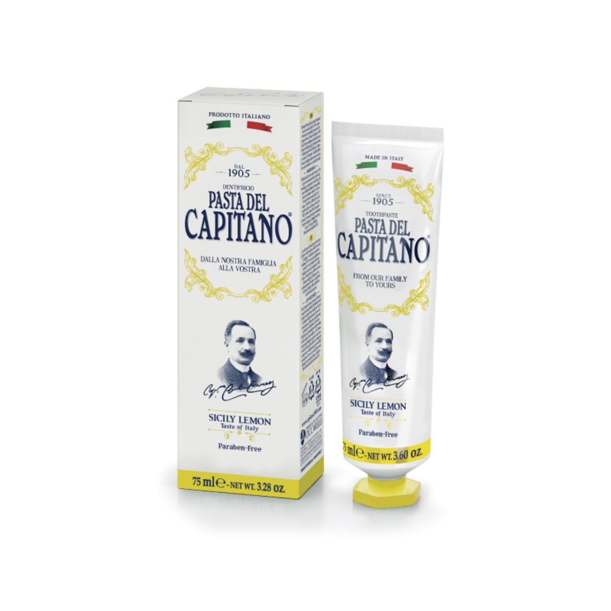 Pasta del Capitano Sicily Lemon zubní pasta 75 ml