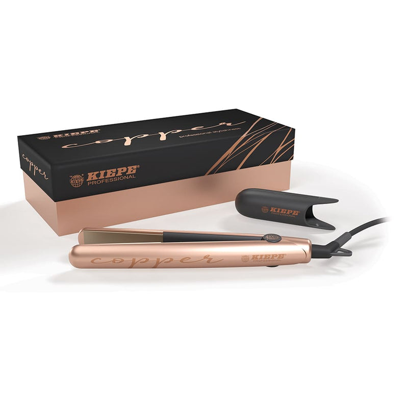 Kiepe Professional Linea Copper profesionální žehlička na vlasy 230 °C nano-titan - fotografie 1