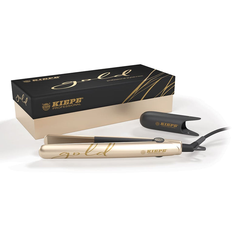 Kiepe Professional Linea Gold profesionální žehlička na vlasy 230 °C nano-titan - fotografie 1