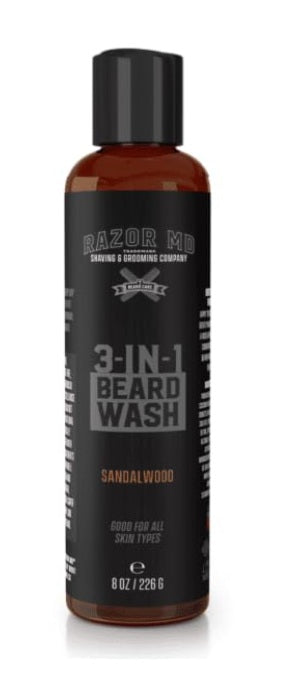 Razor MD Sandalwood 3v1 šampon na vousy 226 g