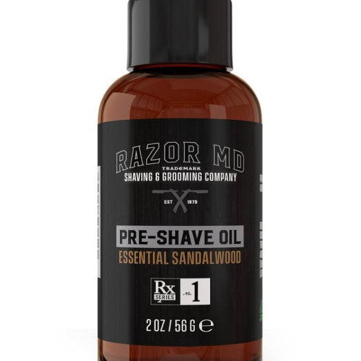Razor MD Essential Sandalwood olej před holením 56 g