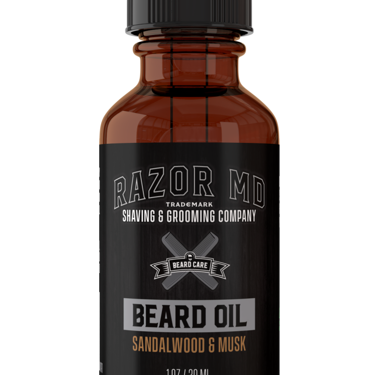 Razor MD Sandalwood & Musk olej na vousy 30 ml