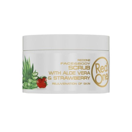 RedOne Aloe Vera & Strawberry peeling na tělo 400 ml