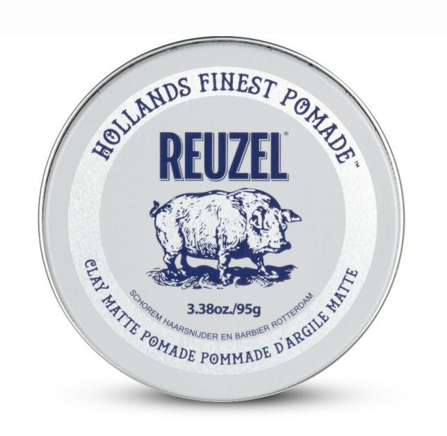 Reuzel Clay Matte hlína na vlasy 95 g - matný finish a silná fixace na vodní bázi
