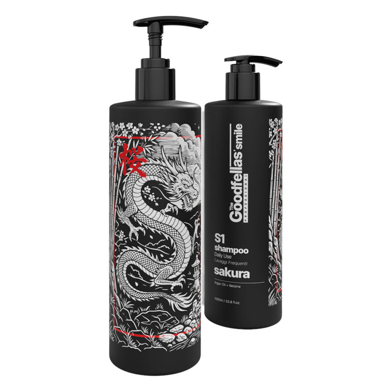 The Goodfellas' Smile Sakura S1 šampon na vlasy pro časté mytí 1000 ml - fotografie 1