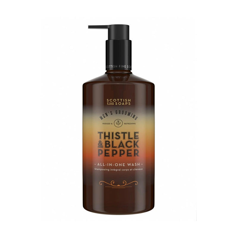 Scottish Fine Soaps Thistle and Black Pepper mycí gel na tělo a vlasy 500 ml