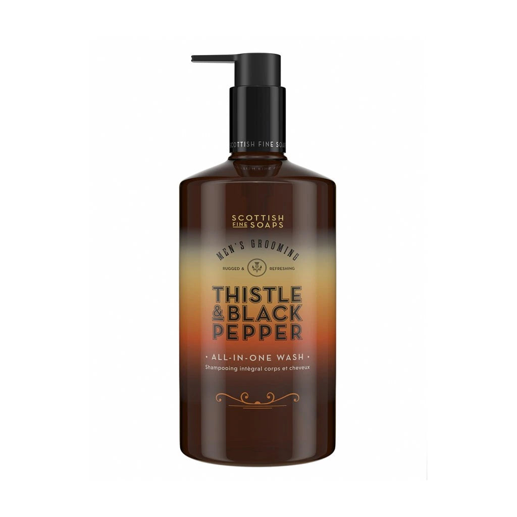 Scottish Fine Soaps Thistle and Black Pepper mycí gel na tělo a vlasy 500 ml