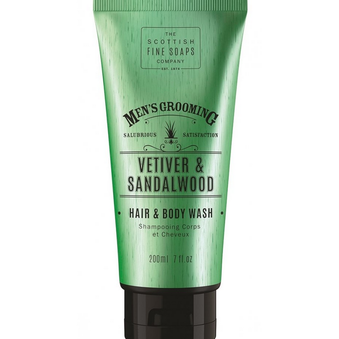 Scottish Fine Soaps Vetiver and Sandalwood sprchový gel 200 ml