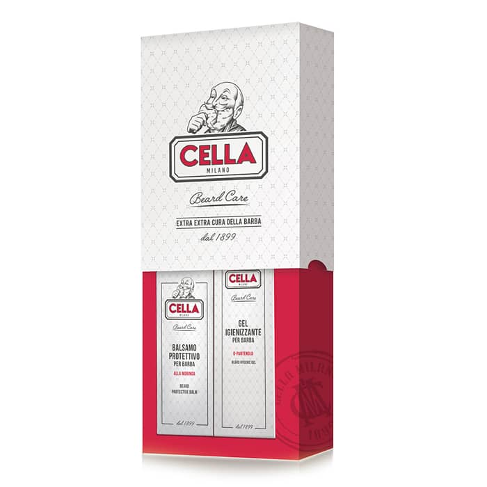 Cella Milano Beard Care Twin Set sada balzámu 100 ml a čisticího gelu 150 ml - fotografie 1