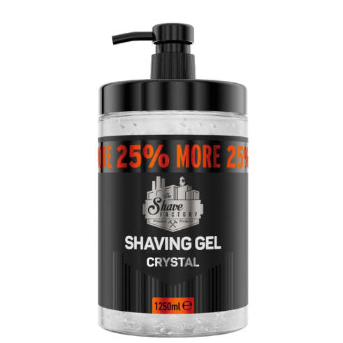 Shave Factory Crystal gel na holení 1250 ml