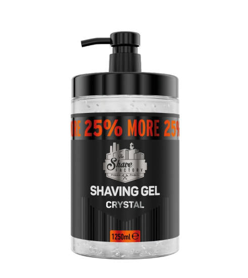 Shave Factory Crystal gel na holení 1250 ml