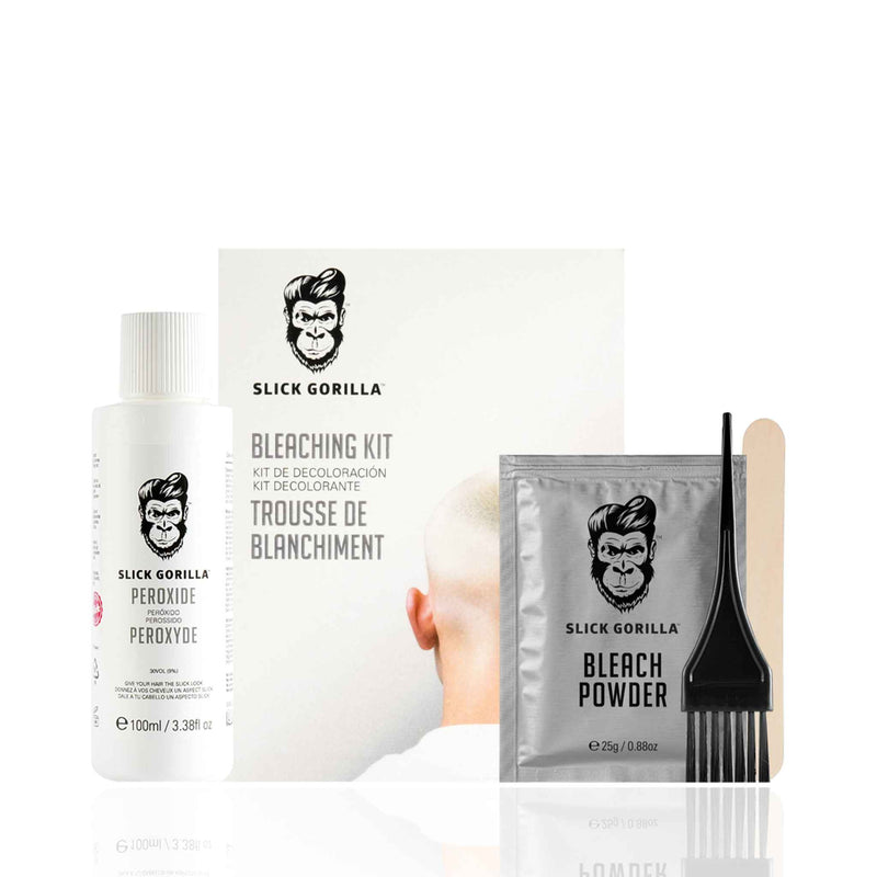 Slick Gorilla Bleaching Kit odbarvovací sada na vlasy - kompletní kit pro zesvětlení až o 6 odstínů