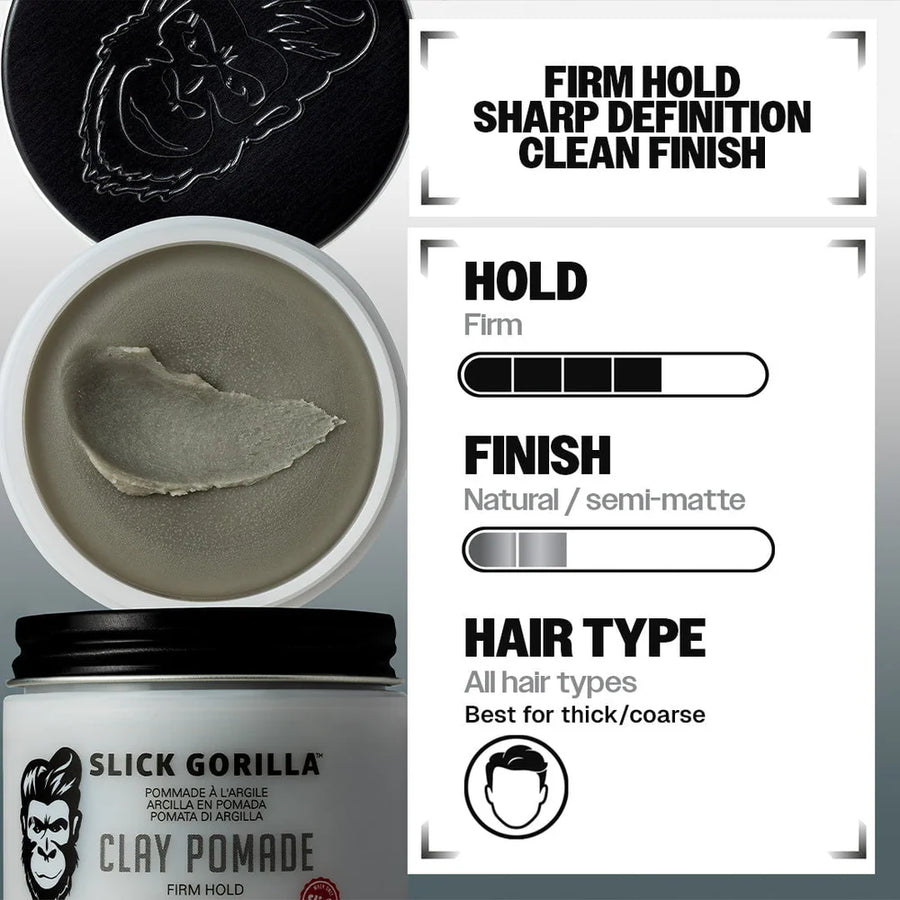 Slick Gorilla Clay Pomade stylingová hlína na vlasy 70 g