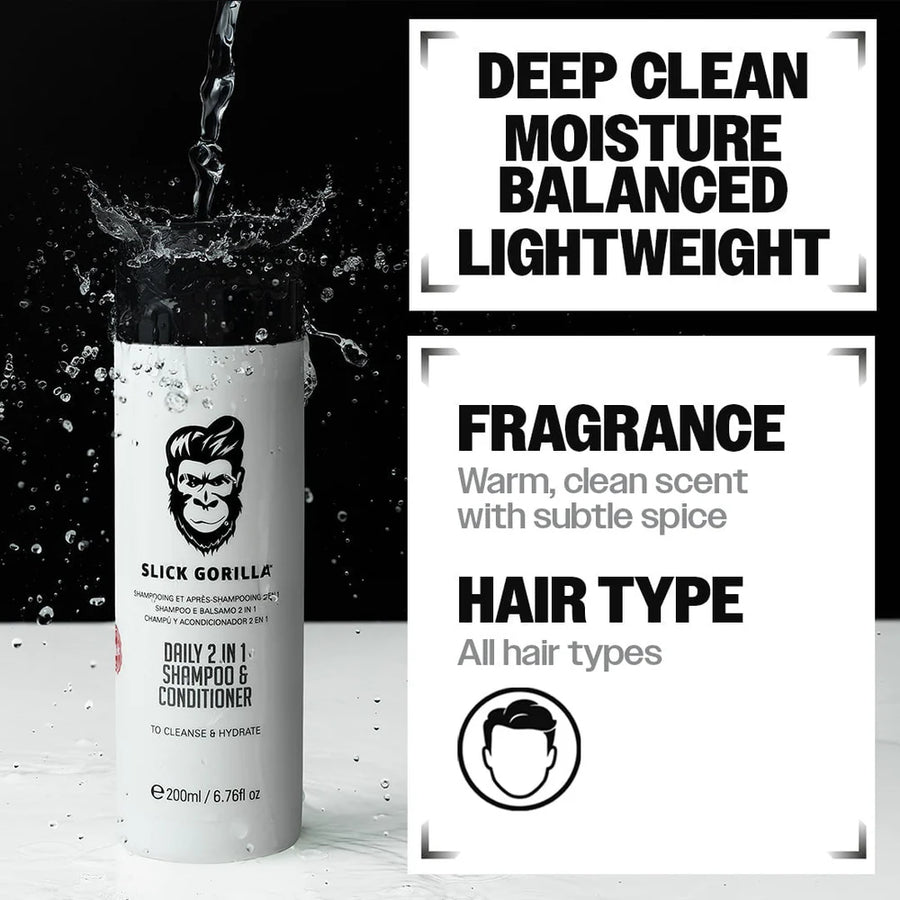 Slick Gorilla Daily 2in1 šampon a kondicionér 200 ml