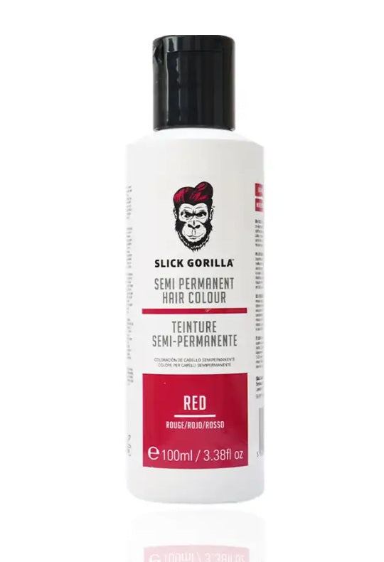 Slick Gorilla Hair Colour Red 100 ml, semi-permanentní červená barva na vlasy bez amoniaku