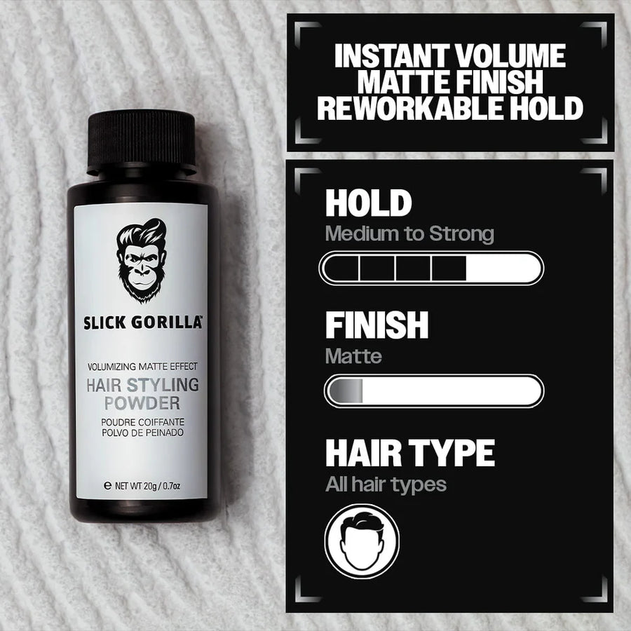 Slick Gorilla stylingový pudr na vlasy 20 g