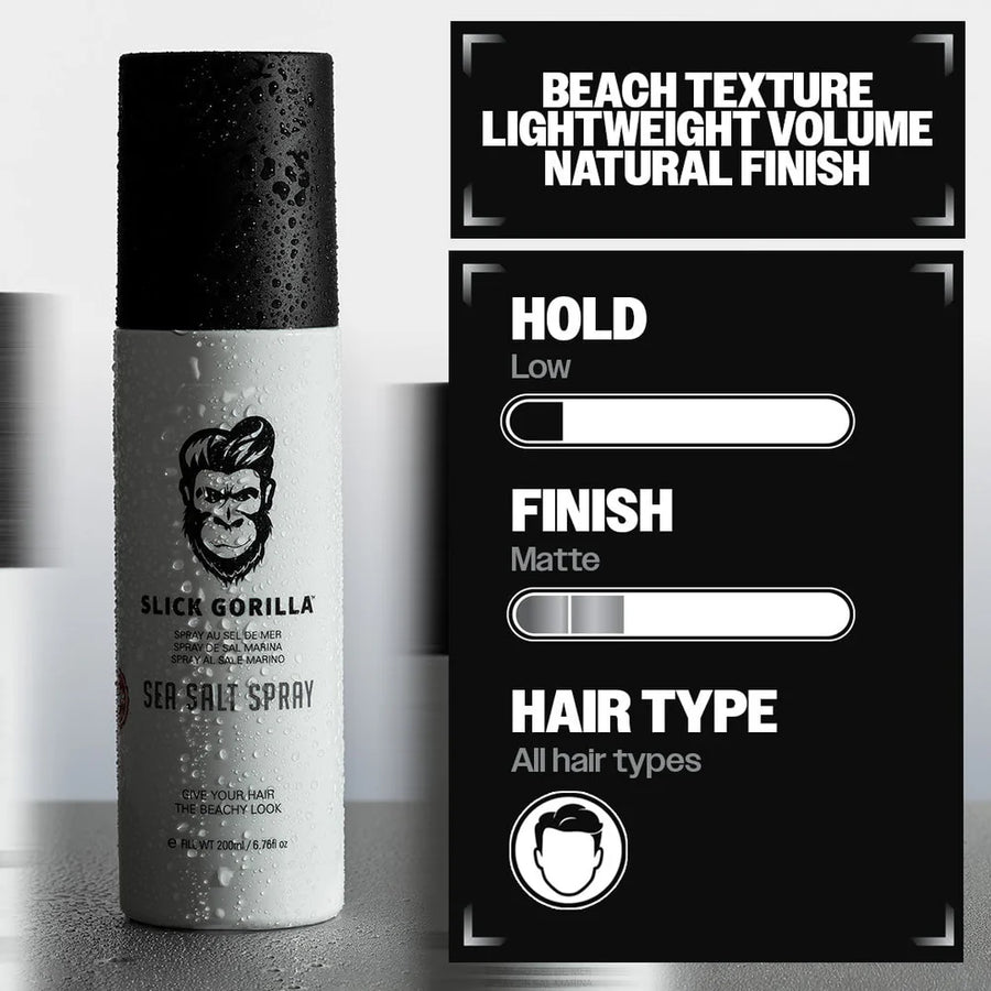 Slick Gorilla Sea Salt Spray stylingový sprej s mořskou solí 200 ml
