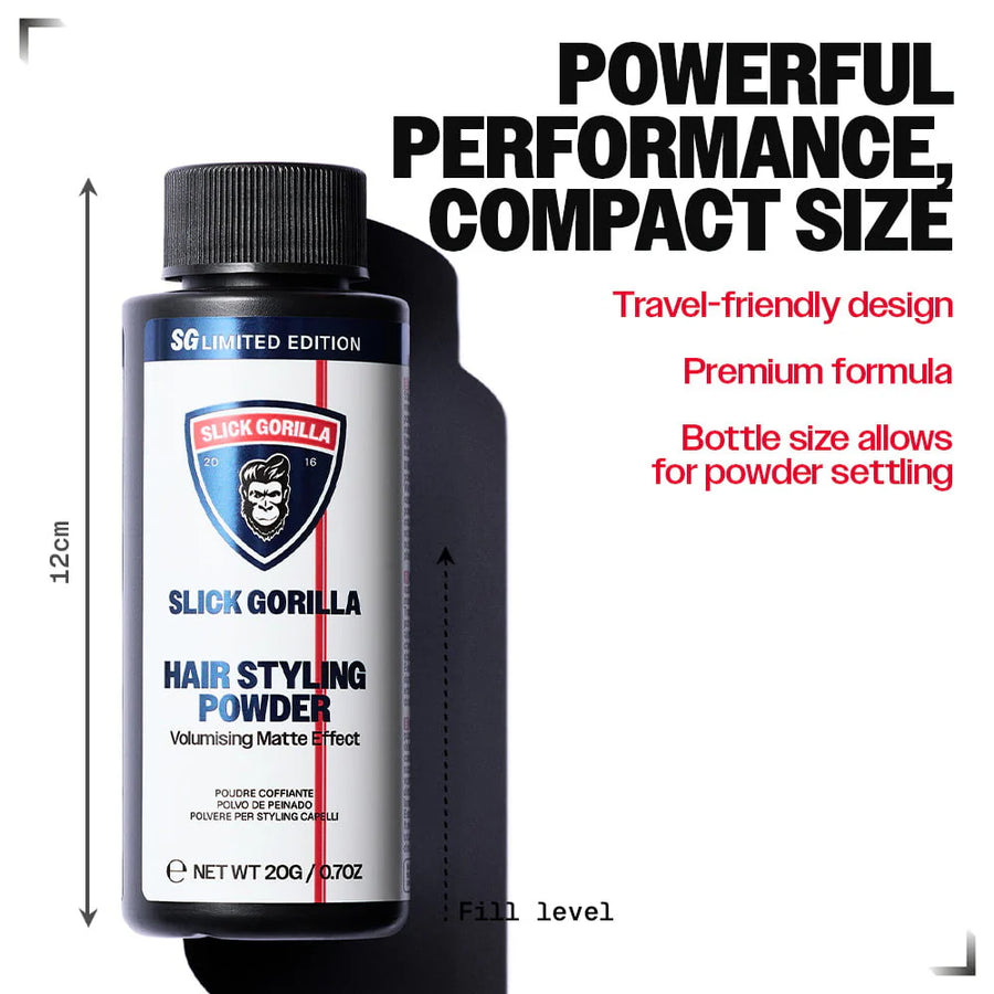 Slick Gorilla Football Edition vlasový stylingový pudr 20 g