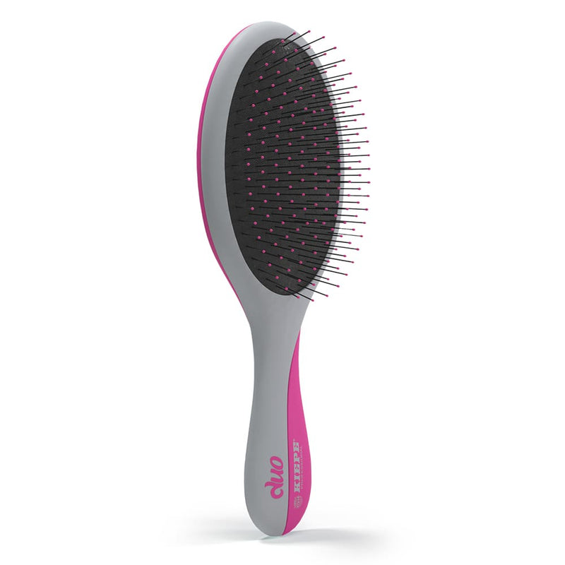Kiepe Professional Duo magnetický rozčesávací kartáč se zrcátkem Pink/Grey - fotografie 1