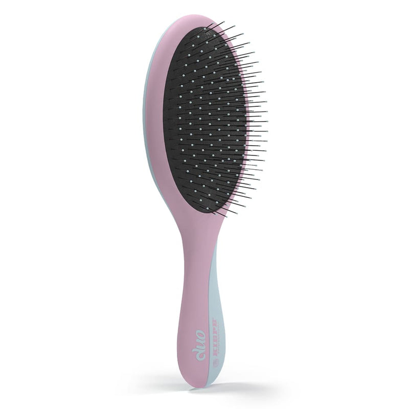 Kiepe Professional Duo magnetický rozčesávací kartáč se zrcátkem Rose/Light Blue - fotografie 1